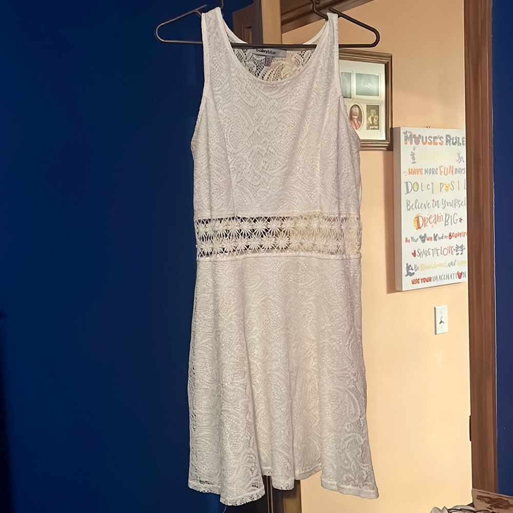Bailey Blue XL White Tank Top Dress